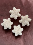 Świeca sojowa śnieżynka handmade