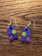 Kolczyki Lego klasyczne ze światełkami