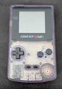 Game boy color clear purple Japan + etui