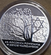 20 ZŁ 65. ROCZNICA POWSTANIA W GETCIE WARSZAWSKIM ROK 2008
