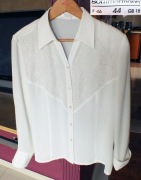 Sommermann śliczna wizytowa zdobiona w bieli r.44