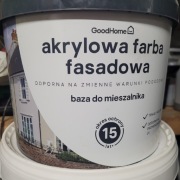 GoodHome Akrylowa Farba Fasadowa 10L Baza B4