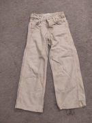 ZARA Jeansy dziecięce szerokie nogawki 122, używane z przecierkami