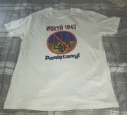 Koszulka "WOŁYŃ 1943 - PAMIĘTAMY!" biała; "Krwawa Niedziela": Anty OUN UPA