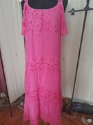 Sukienka boho dluga wyprzedaż z podszewką 100 wiskoza 