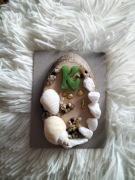 Magnes z literką K z żywicy epoksydowej i uv 