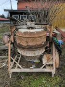 Betoniarka 250, dyszel transportowy, długi kabel