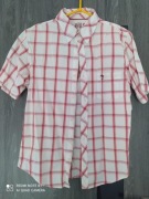 Koszula męska w kartkę, na krótki rękaw, L, House