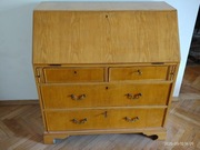 Sekretarzyk składany blat w stylu bidermeier