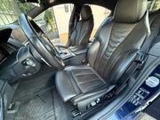 Wnętrze BMW 8 fotele kanapa boczki czarne, LEDER MERINO/SCHWARZ