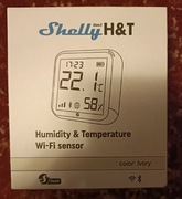 Czujnik temperatury i wilgotności Shelly H&T Gen3 matowy czarny WIFI