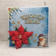 Kartka świąteczna, kartki święta Boże Narodzenie z kopertą