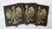 Naszywka godło orzeł Polska 90x75 mm 3 sztuki