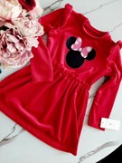 Sukienka Welurkowa Świąteczna