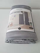 Zasłony na przelotkach, popielate, 2 szt., rozm. 135 x 250 cm