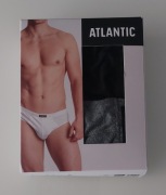 Slipy majtki męskie Atlantic rozmiar XXL 2 sztuki 2 kolory 100 % bawełna 