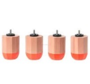 Lyskraft Ikea nogi do kanapy Klippan pomarańczowy x 4
