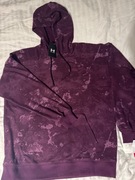 Bluza bordowa  z kapturem oryginalna under armour designerska