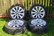 Alufelgi 17 Opel 5x115 + opony letnie Bridgestone/Continental
