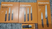 Zestaw noży Fiskars 7 sztuk + obieraczką+ ostrzałka 