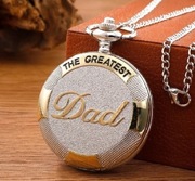 Zegarek kieszonkowy na łańcuszku metalowy 