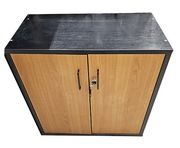 Szafka biurowa - 2 częsciowa : dolna zamykana + gporna regał