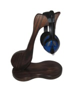 Drewniany stojak STAND na słuchawki NUTA