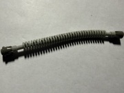 LEGO TECHNIC WĄŻ ELASTYCZNY 12L Z CZARNYMI KOŃCÓWKAMI J.SZARY x131c02