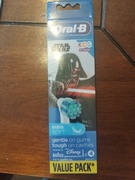 4x Oryginalne końcówki Oral-B do szczoteczki Braun Star Wars 