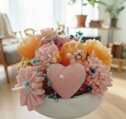 Flower box z świec sojowych