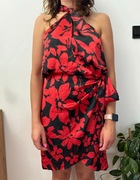 Sukienka w kwiaty floral print sukieneczka halter New Look rozmiar 40 L