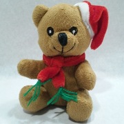 Maskotka Świąteczny Miś wys. 11 cm.