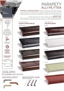 Parapety  Alupłytka Antracyt,Dąb Antyczny,Brąz 