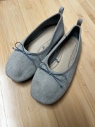 Zara baleriny jeansowe modne wygodne 32 eleganckie dziewczynka modna