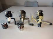 3 x kołowrotek wędkarski Dragon, Jaxon, Robinson 