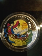 Change Chang e flies to the moon 1 dollar srebro certyfikat 