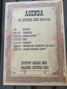 Agenda wyjazdu integracyjnego - Malinka 2003 rok