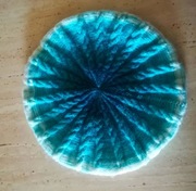 Beret, beretka damska, czapka robiona na drutach, tanio