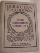 Rosyjskie czasopiśmiennictwo satyryczne XIII w. BN
