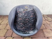 Fontanna ogrodowa-kula-wysokość 33 cm, z oświetl.