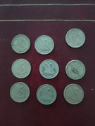 Portugalia 2,5 escudo 1963,75,76,77,80,82,83,84