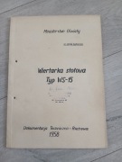 Instrukcja DTR: Wiertarka WS15