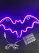 Neon nietoperza fioletowy