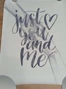 Obraz na płótnie Tylko Ty i Ja You and me 50x70 cm. Druk komputerowy 