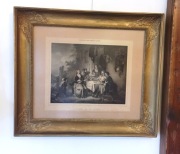 Piękna litografia poł. XIX w. 