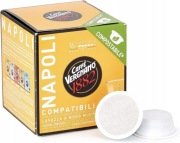 8 opakowań Caffe Vergnano Kawa Napoli 16 kapsułek Lavazza A Modo Mio