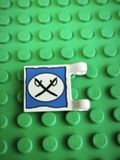 Lego 2335px4 flaga 2x2 szable western Legoredo 6761 6769 6762 6706