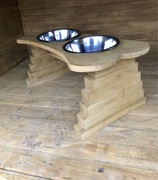 Stojak na miski dla psa