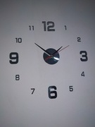 Zegar scienny naklejany