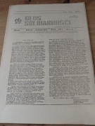 Biuletyn Solidarność WSK Mielec 1981